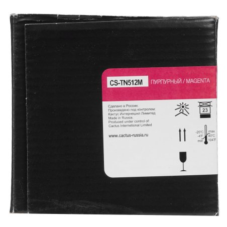 Картридж лазерный Cactus CS-TN512M пурпурный (26000стр.) для Konica Minolta Minolta bizhub C454/C454e/C554/C554e