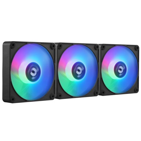 Комплект вентиляторов для корпуса Thermaltake CT120 EX Reverse ARGB Sync (3 шт.) черный, 120 мм, 2000 об/мин, 31.2 дБ, 4 pin