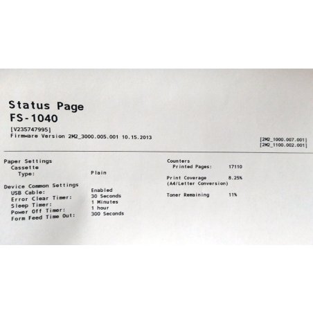 Картридж лазерный Cactus CS-TK1110BK черный (2500 стр.) для Kyocera Mita FS 1020MFP/1040/1120MFP