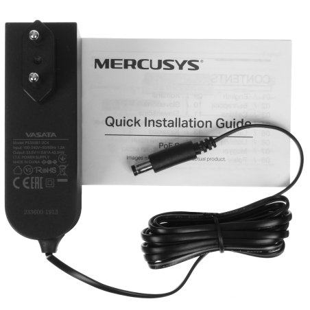 Настольный коммутатор Mercusys MS106LP с 6 портами 10/100 Мбит/с (4 порта PoE+)