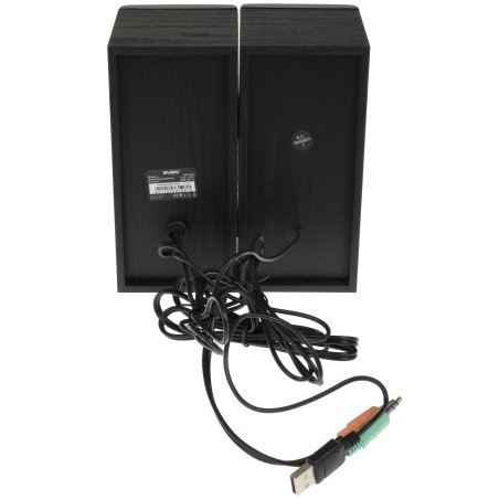Колонки Sven SPS-603 черный USB-порт ПК, ноутбука или адаптер 5V DC