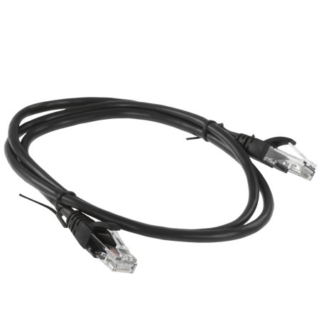 Патч-корд литой iOpen UTP кат.5е 1м черный ANP5111MBK