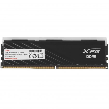 Оперативная память ADATA 16Gb DDR5 5600 DIMM XPG Lancer Blade White RGb CL 46, Intel XMP 3.0 / AMD EXPO