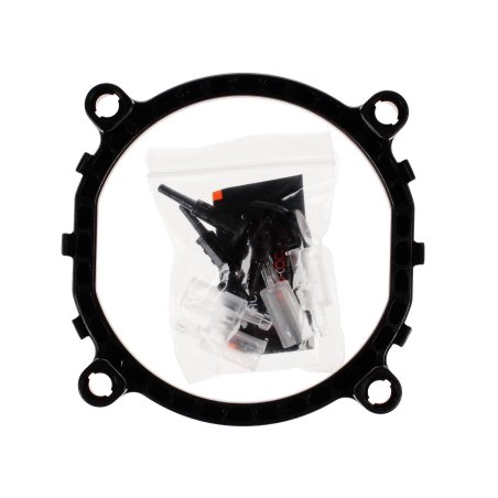 Кулер Cooler ID-Cooling DK-01 черный/серебристый 92мм алюминий 2500rpm 29db 95W 52мм