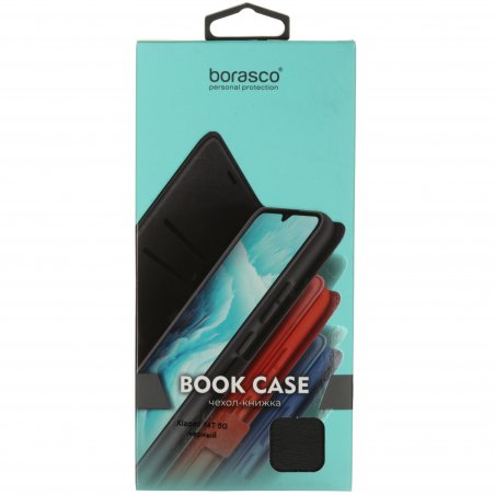 Чехол (флип-кейс) BoraSCO для Xiaomi Poco C51 Book Case черный (72199)