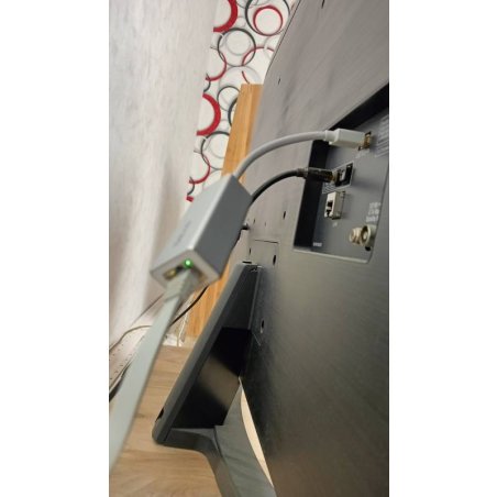 Кабель-переходник USB 3.1 Type-C -->RJ-45 1000Mbps Ethernet, Aluminum Shell, 0.15м VCOM <DU320M>