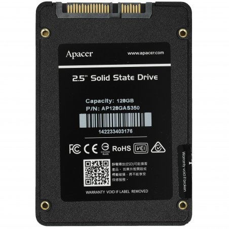 Накопитель SSD Apacer AS350 PANTHER, 128Gb, 2.5", SATA III, R/W 560/540