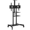 Стойка для телевизора с кронштейном ONKRON TS1881 50"-86", мобильная, белый