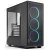 Корпус Fractal Design Epoch Black TG RGB Light Tint, Midi-Tower, чёрный, 3 x 120 мм