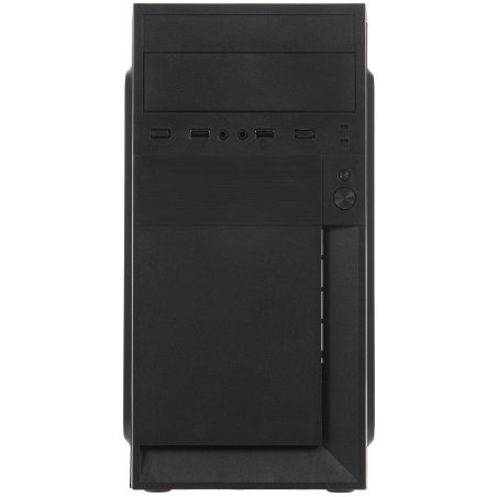 Компьютерный корпус Minitower ExeGate EX291140RUS BAA-105-01AAA350 (mATX, БП AAA350 с вент. 8см, 2*USB, аудио, черный)