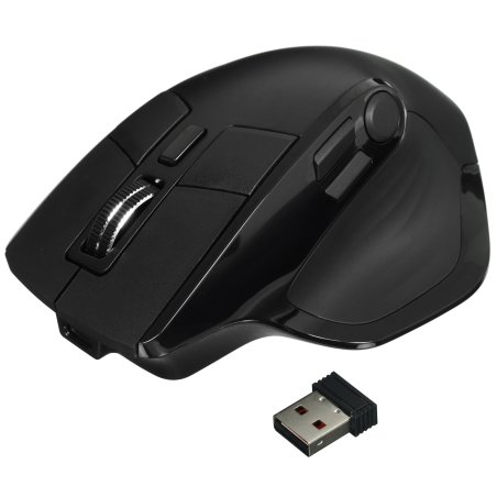 Мышь беспроводная Oklick 502MW черный, 2400 dpi, радиоканал, Bluetooth, USB, кнопки - 9