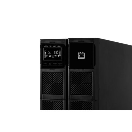 Источник бесперебойного питания Smart-Save Online SRV Systeme Electric 6000 ВА, конвертируемый форм-фактор 4U, 230 В, 1:1, клеммный вход/выход, SmartSlot, LCD, USB, версия с возможностью увеличения времени автономии, 2 кор.