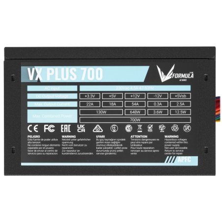 Блок питания Aerocool / Formula VX PLUS 800, 800DВт, 120мм, черный