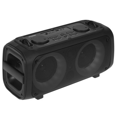 Портативная колонка Hyundai H-PS1030 черный/черный 40 Вт 2.0 BT 10м 3600mAh