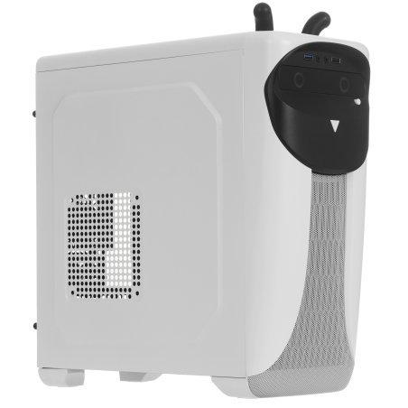 Компьютерный корпус GameMax Cute OWL, без БП (Midi Tower, ., 1*USB 3.0 + 2*USB 2.0, 2*120мм), Черный/белый