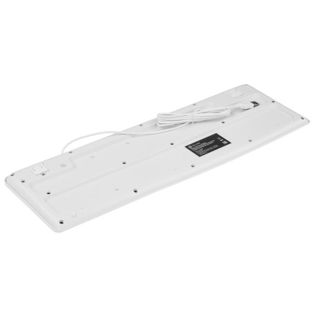 Комплект клавиатура + мышь Оклик S650 клав:белый мышь:белый USB Multimedia (1875257)