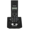 Телефон беспроводной (DECT) Panasonic KX-TG1711RUB черный АОН, Caller ID,12 мелодий звонка,подсветка дисплея,поиск трубки