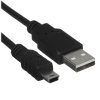 Кабель USB 2.0 A-->mini-B 5P (1.8 м) черный, Telecom<TC6911BK-1.8M>