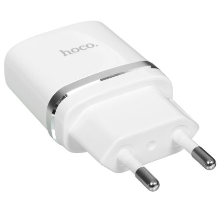 Сетевое зарядное устройство C12 Smart dual USB charger, белый