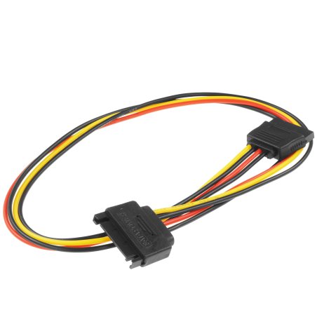 Удлинитель кабеля питания SATA Cablexpert CC-SATAMF-02, 15pin(M)/15pin(F), 50см