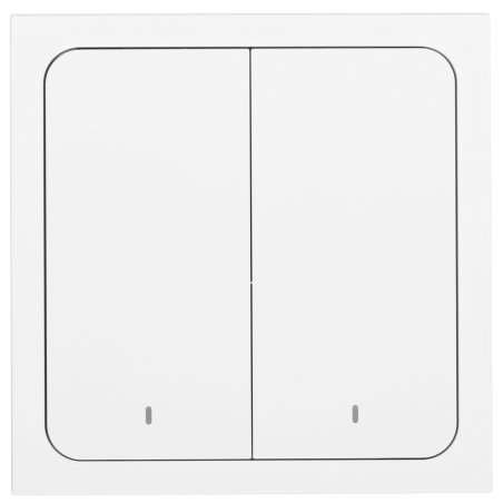 Выключатель умный Yandex YNDX-00535 2-хкл. универсальный белый