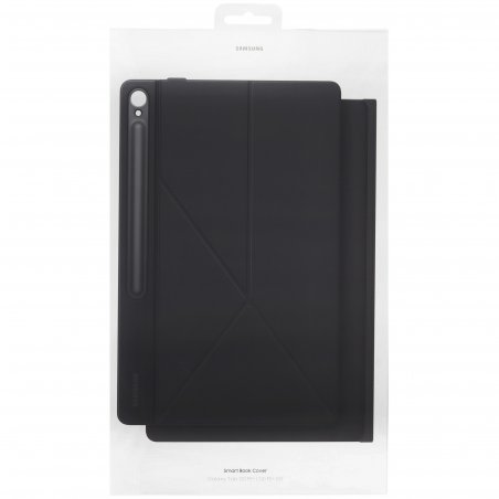 Чехол-клавиатура Samsung для Samsung Galaxy Tab S10 FE+ Book Cover Keyboard with touchpad поликарбонат/полиуретан черный (EF-DX625UBRGRU)