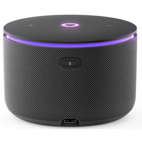 Умная колонка Яндекс Станция Мини 3 Про с Алисой, Zigbee, черный, YNDX-00059BLK