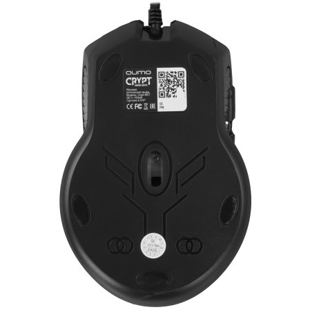 Мышь проводная Qumo Crypt M57 черный, 3200 dpi, USB, кнопки - 6
