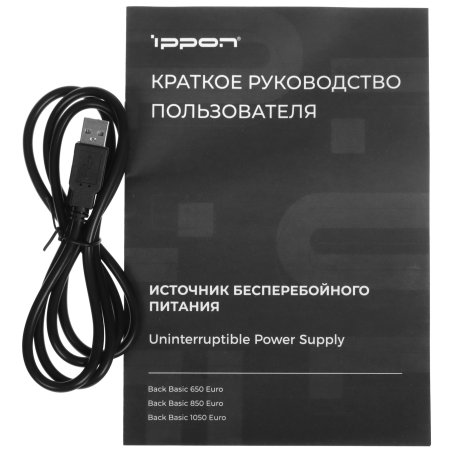 Источник бесперебойного питания Ippon Back Basic 850 Euro 480Вт 850ВА черный