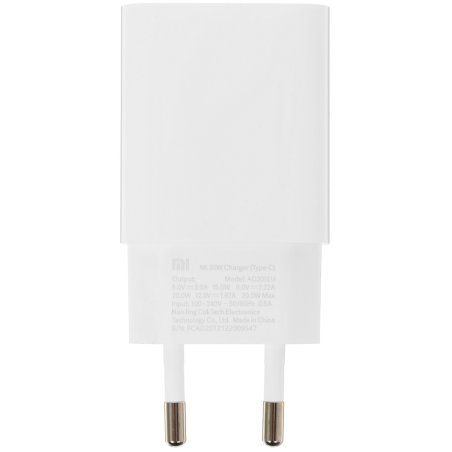 Сетевое зарядное устройство Xiaomi Mi 20W Charger (Type-C) (BHR4927GL)