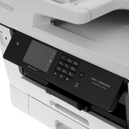 МФУ струйное Brother MFC-J3940DW, А3, цветной, печ. 28 стр/мин., 4800x1200 dpi (печать) 600x600 dpi (скан.), Ethernet (RJ-45), USB Type-A, Wi-Fi