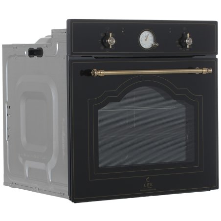 Духовой шкаф Электрический LEX EDM 6070С BL черный, встраиваемый