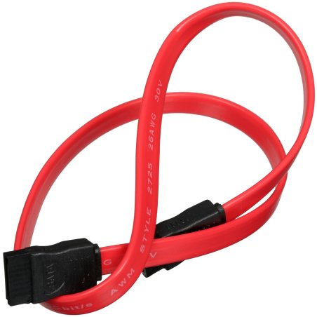 Кабель интерфейсный SATA Cablexpert CC-SATADATA-N, Sata3 7pin/7pin, медн.проводник, 50см, пакет