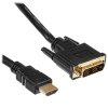Кабель HDMI-DVI Cablexpert CC-HDMI-DVI-10MC, 19M/19M, single link, медь, позол.разъемы, экран, 10м, черный, пакет