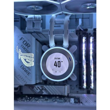 Система жидкостного охлаждения Lian-Li HydroShift II LCD-C 360TL ARGB Soc-AM5/AM4/1700/1851 белый 4-pin 33dB Al+Cu LCD Ret (G89.GHS2LCD36TW.R0)