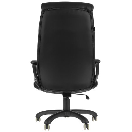 Кресло руководителя Бюрократ T-9922N Leather Venge Black черный, эко.кожа, крестовина пластик