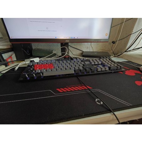 Коврик для мыши A4Tech Bloody BP-50M черный/рисунок 340x280x3мм
