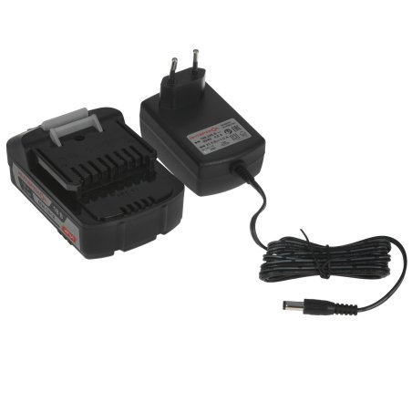 Дрель-шуруповерт аккумуляторная ИНТЕРСКОЛ ДА-10/18В, Аккумуляторная, 18В, 2 АКБ, Кейс