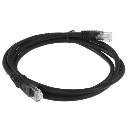 Патч-корд литой AOpen ANP612B-BK-1.5M (7/0.20) UTP кат.6 черный 1,5m