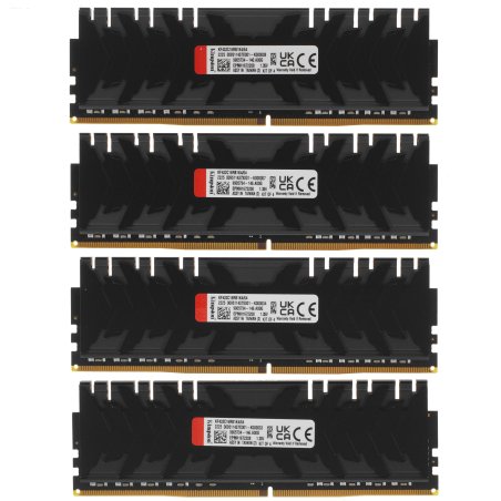 Оперативная память Kingston Fury Renegade Pro, DDR5, 16Gb, DIMM, 6800MHz, CL34, ECC, RDIMM, с радиатором, черный