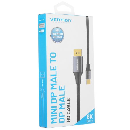 Кабель Vention DisplayPort v1.4 20M/Mini DP M - 1.5м