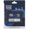 Накопитель SSD Patriot P220, 128Gb, SATA III, 2.5", R/W 550/480
