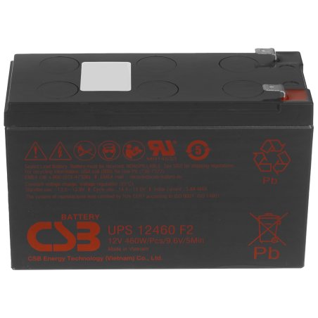 Батарея CSB 12460 (12V 9Ah)клеммы F2