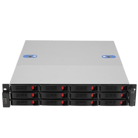 Серверный корпус ExeGate EX281297RUS Pro 2U550-HS12 (RM 19", высота 2U, глубина 550, БП 1U-700ADS,12xHotSwap, USB)