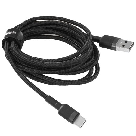 Кабель Baseus Cafule 2m Gray/Black (CATKLF-CG1)