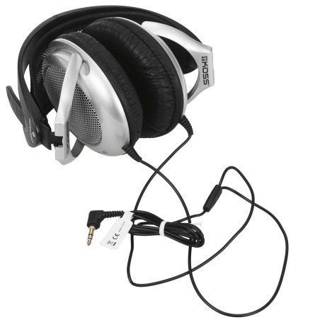 Наушники KOSS UR40 (15-22000 Гц, 60 Ом, 98 Дб, Шнур 1,2м, адаптер на 6,3мм) черный