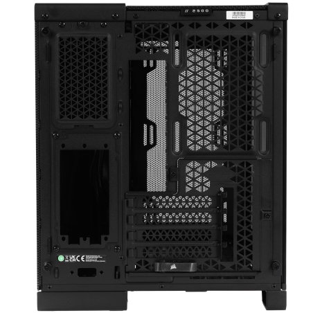 Компьютерный корпус без блока питания Case Corsair 2500D Airflow, Midi-Tower, TG, no fan, 2xUSB-A 3.2, 1xUSB 3.2 Type-C, mATX, mITX черный