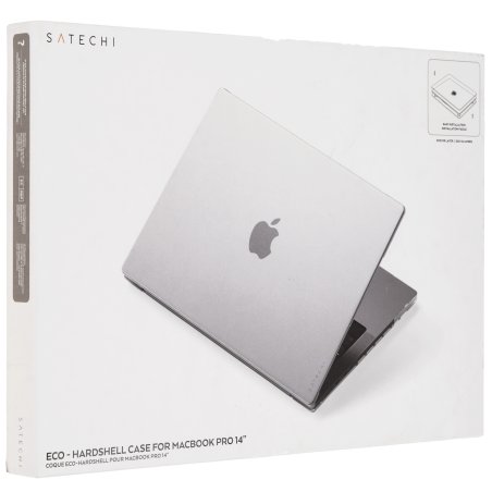 Чехол для ноутбука 16" Satechi Eco Hardshell прозрачный пластик (ST-MBP16CL)