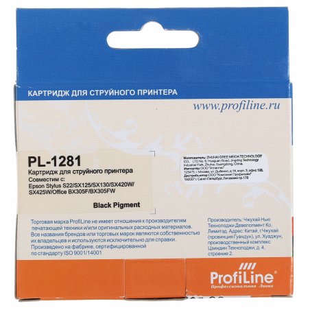 Картридж для принтеров Epson LQ/LX/FX 300/400/800/810/850/870/880 черный ProfiLine