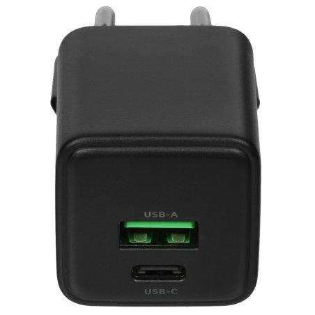 Сетевое зарядное устройство Rexant с двумя портами USB-A и Type-C, 30Вт GaN